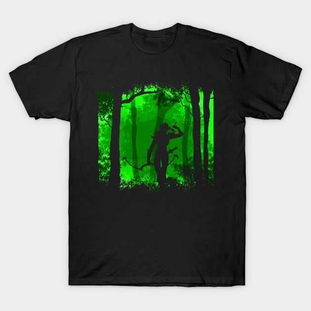 Forest Hunter T-Shirt by nickbeta